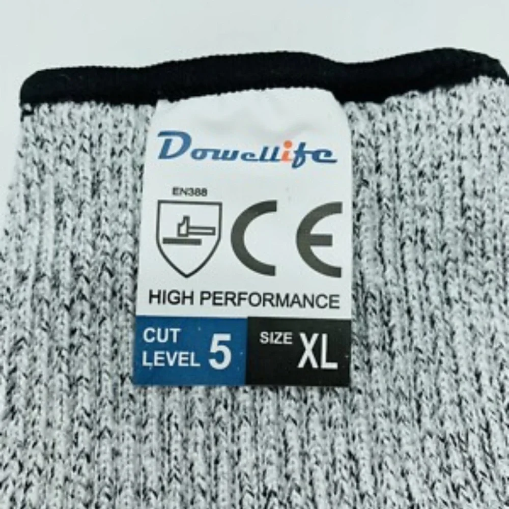 Dowellife Cut Resistant Kitchen Gloves Food Grade Level 5 Protection